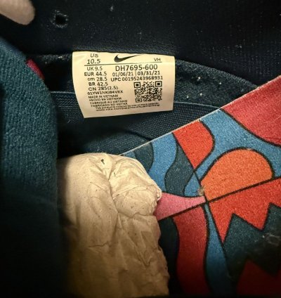 Nike Sb Dunk Low Pro Parra Abstract Art