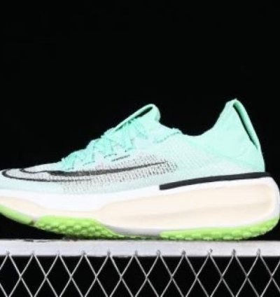 Nik E Air Zoom Z Alphafly Green Running Shoes
