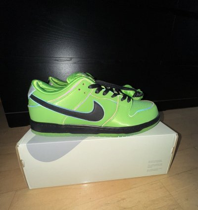 Nike Sb Dunk Low Pro Qs The Powerpuff Girls Buttercup