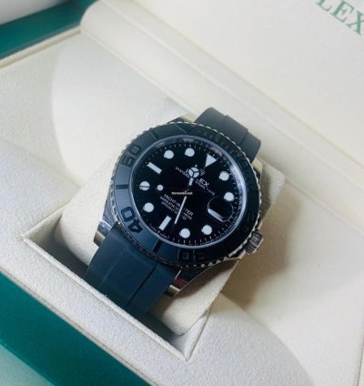 Rolex Yacht-master 42 2021 White Gold Yacht-master 42 Oysterflex Excellent Condition Box Papers 226659