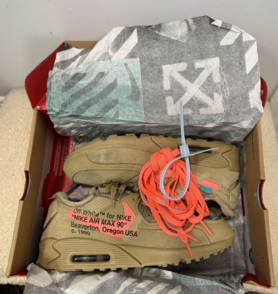 The 10 Nike Air Max 90 Off-white Sneakers Desert Ore 8 5