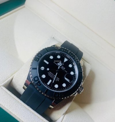 Rolex Yacht-master 42 2021 White Gold Yacht-master 42 Oysterflex Excellent Condition Box Papers 226659