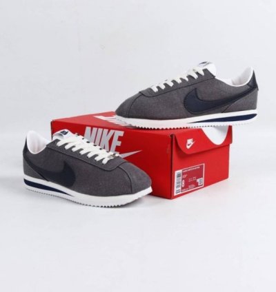 Nik E Cortez 23 Suede Georgetown Grey Sneakers