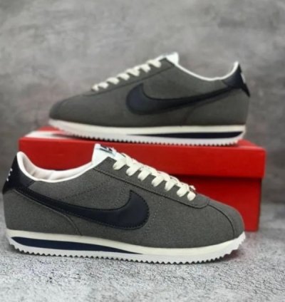 Nik E Cortez 23 Suede Georgetown Grey Sneakers