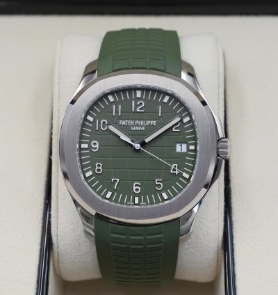 Patek Philippe Aquanaut Khaki Green 5168g 2021 Full Set