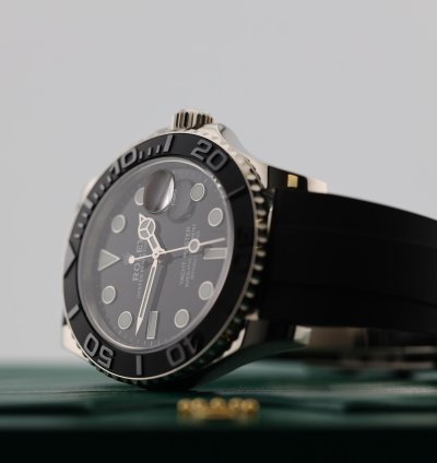 Rolex Yacht-master 42 2021 Yacht Master 42 White Gold Oysterflex 226659