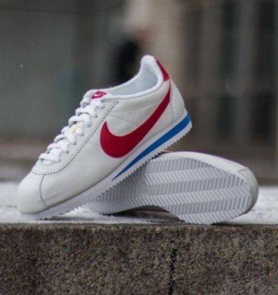 Nik E Cortez Classic White Red Sneakers