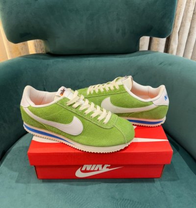 Nik E Cortez Vintage Chlorophyll Sail Light Photo Blue Sneakers