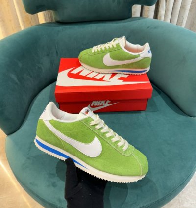 Nik E Cortez Vintage Chlorophyll Sail Light Photo Blue Sneakers