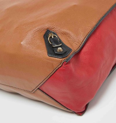 Balenciaga Multicolor Leather Papier A5 Tote