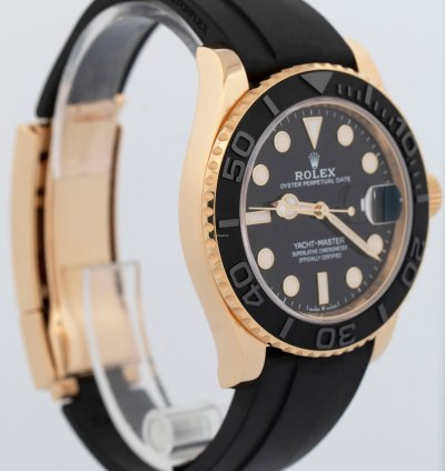 Rolex Yacht-master 42 2022 New Papers Rolex Yacht-master Yellow Gold Oysterflex 42mm 226658 Watch Box