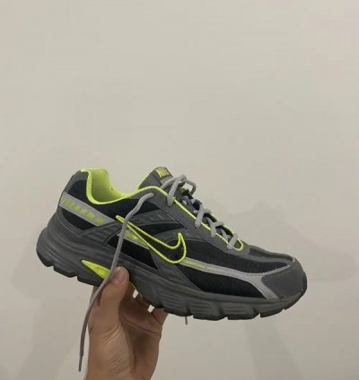 Nik E Initiator Black Grey Volt Sneakers