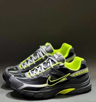 Nik E Initiator Black Grey Volt Sneakers