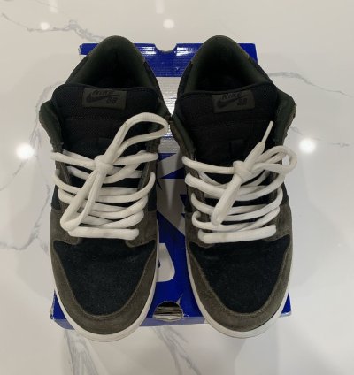 Nike Sb Dunk Low Shoes Travis Scott Virgil Style Olive Brown