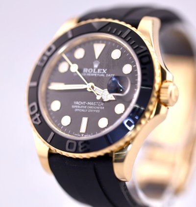 Rolex Yacht-master 42 2022 Yacht Master 42 Yellow Gold Oysterflex 226658
