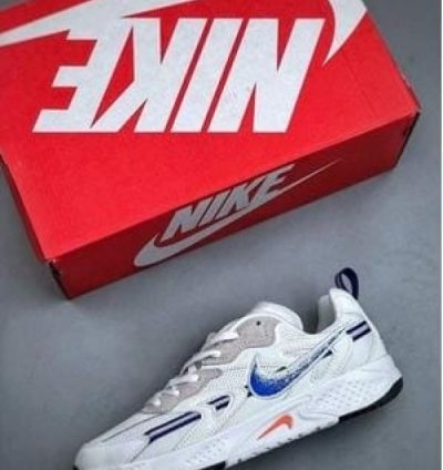 Nik E Jam Electric White Blue Sneakers