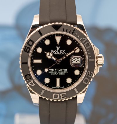 Rolex Yacht-master 42 2023 Yacht Master 42 226659 White Gold Black Dial Oysterflex
