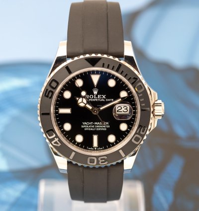 Rolex Yacht-master 42 2023 Yacht Master 42 226659 White Gold Black Dial Oysterflex