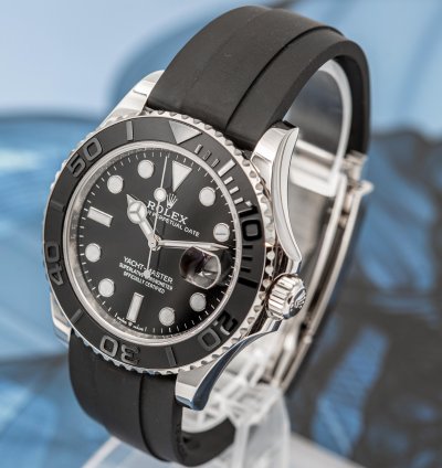 Rolex Yacht-master 42 2023 Yacht Master 42 226659 White Gold Black Dial Oysterflex