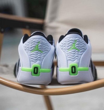 Nik E Jordan Jayson Tatum 2 Legacy White Neon Basketball Sneakers