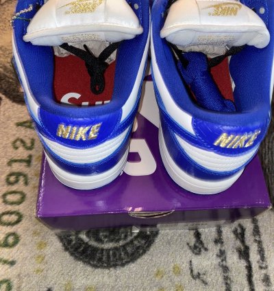 Nike Sb Dunk Low Supreme Stars Hyper Royal 2021