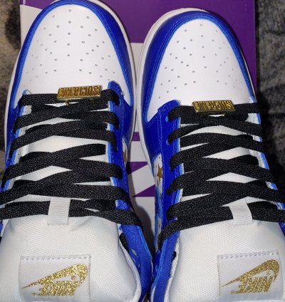 Nike Sb Dunk Low Supreme Stars Hyper Royal 2021