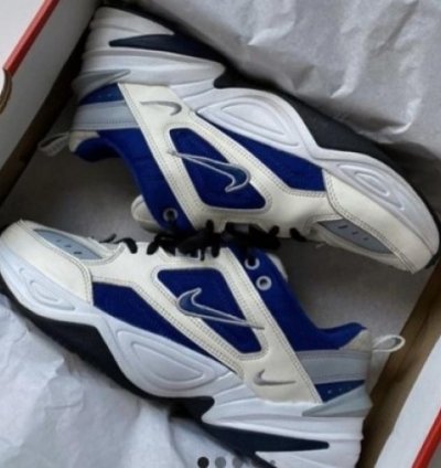 Nik E M2k Tekno Deep Royal Blue Running Shoes