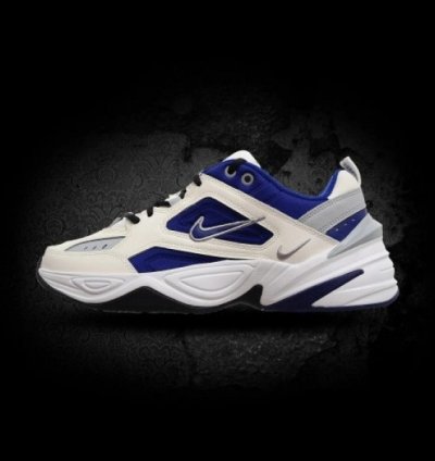 Nik E M2k Tekno Deep Royal Blue Running Shoes