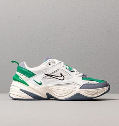 Nik E M2k Tekno Platinum Tint Sail Lucid Green Running Shoes