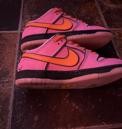 The Powerpuff Girls Dunk Pro Sb Qs Low Blossom Size 5 5y