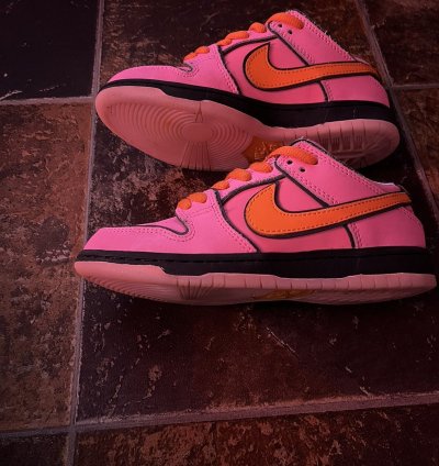 The Powerpuff Girls Dunk Pro Sb Qs Low Blossom Size 5 5y
