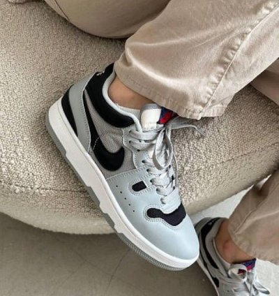 Nik E Mac Attack Gs Sp Light Smoke Grey Sneakers