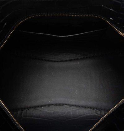 Balenciaga Black Embossed Leather Neo Classic Shoulder Bag