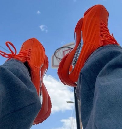 Nik E Nocta Hot Step 2 Total Orange Sneakers