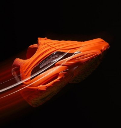 Nik E Nocta Hot Step 2 Total Orange Sneakers