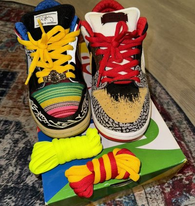 Nike Sb Dunk Low What The Size 8 5us