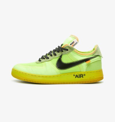 The Ten Acid Green Air Force 1 Low Sneakers
