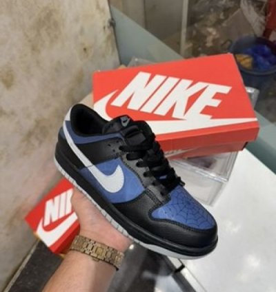 Nik E Sb Dunk Black Spider Man Basketball Sneakers