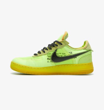 The Ten Acid Green Air Force 1 Low Sneakers