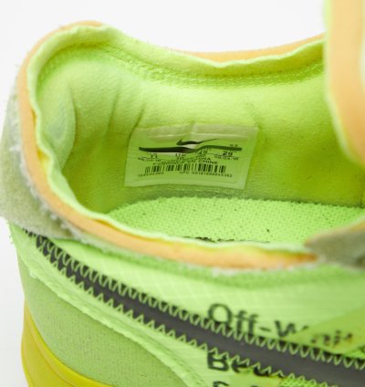 The Ten Acid Green Air Force 1 Low Sneakers