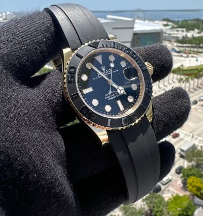 Rolex Yacht-master 42 2025 Yacht-master 42 226658 18k Yellow Gold Ceramic Bezel Oysterflex