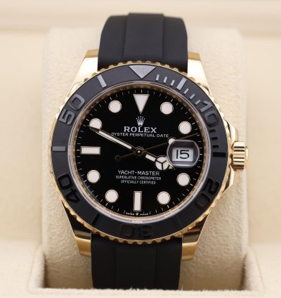 Rolex Yacht-master 42 2025 Yacht-master 42 226658 18k Yellow Gold Ceramic Bezel Oysterflex