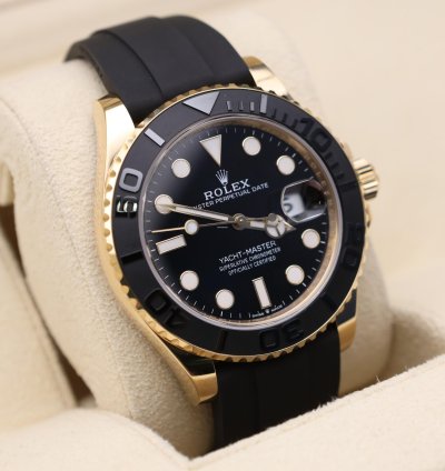 Rolex Yacht-master 42 2025 Yacht-master 42 226658 18k Yellow Gold Ceramic Bezel Oysterflex