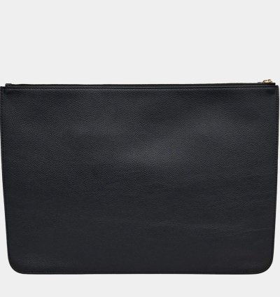 Balenciaga Black Leather Clutch
