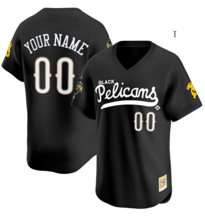 Custom New Orleans Black Pelicans Black Jersey All Stitched