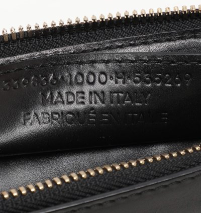 Balenciaga Black Leather Crochet Motorcycle Clutch