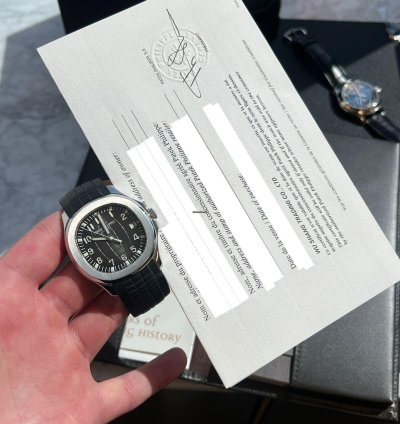 Patek Philippe Aquanaut Pre-owned Aquanaut Black Dial 5167a-001