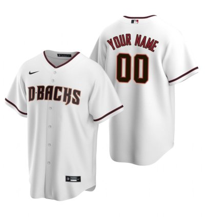 Arizona Diamondbacks Custom White Stitched Mlb Cool Base Home Jersey