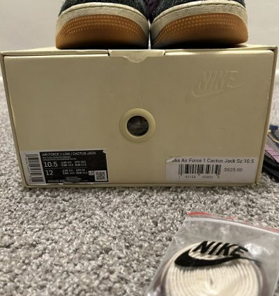 Travis Scott Air Force 1 Fossils Cactus Jack Nike