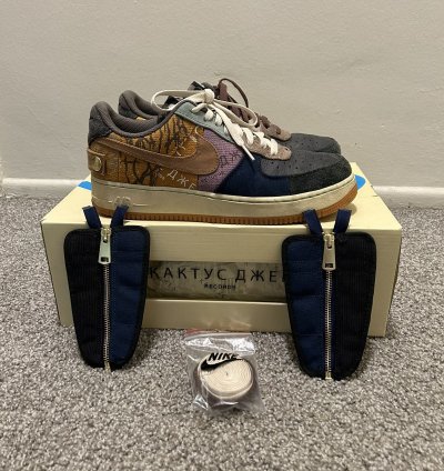 Travis Scott Air Force 1 Fossils Cactus Jack Nike